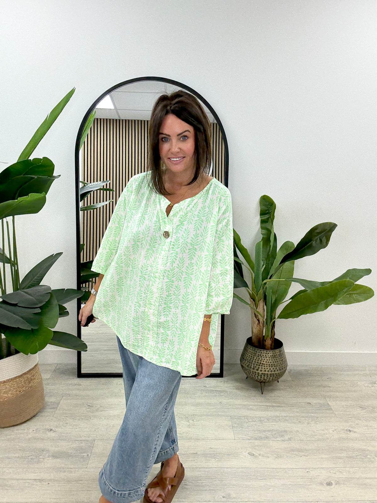 The Valencia Morella One Button - Green