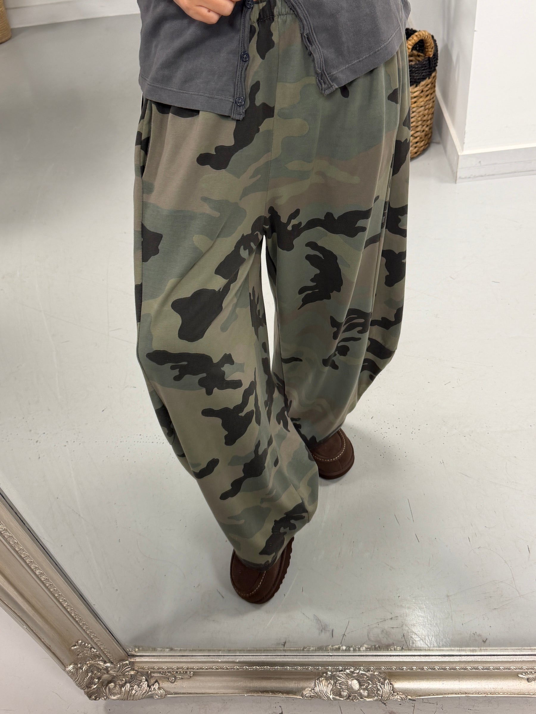 The Chelsea Camo Barrel Joggers Light Khaki (Size 12-18)