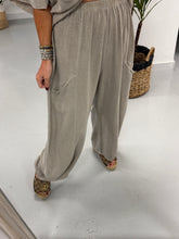 Sahara Seamed Barrel Trousers - Pebble