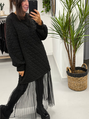 The Cosmo Pleated Tulle Dress