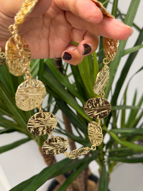 Gold Disc Necklace