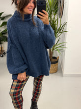 The Rustic Soft Knit - Denim Blue