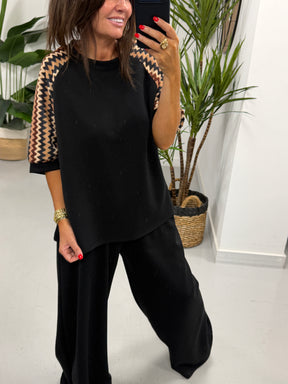 The Ziggy Scuba Tracksuit - Black