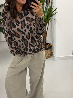 The Animal Print Soft Basic - Taupe Cheetah (Size 10-14)