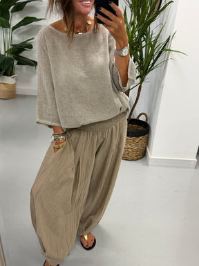 Basic Cotton Top - Fawn