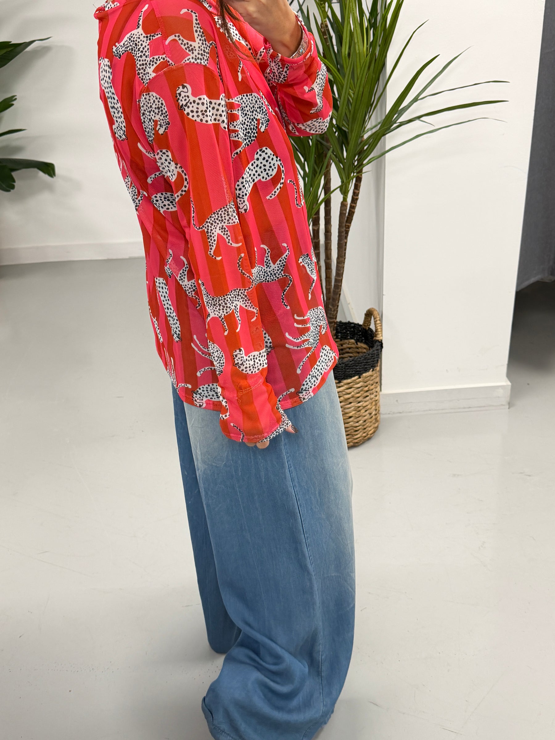 The Pink Leopard Mesh