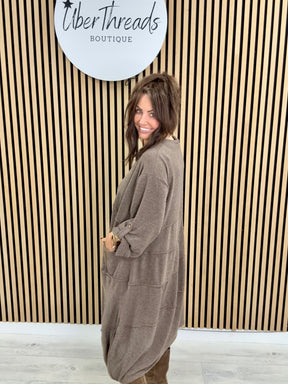 The Slouch Pocket Dress - Light Chocolate