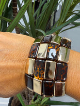 Elasticated Animal Print and Gold (Dark)
