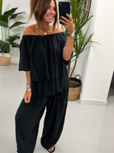 Sahara Bardot Tunic - Black