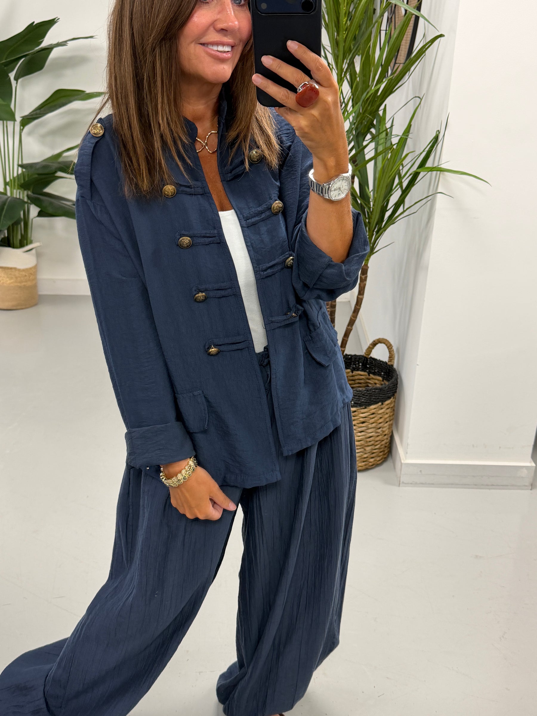Military Jacket - Navy