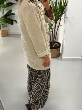 The Big Softie Military Jacket - Cream