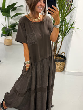 Harlow Vine Maxi - Chocolate