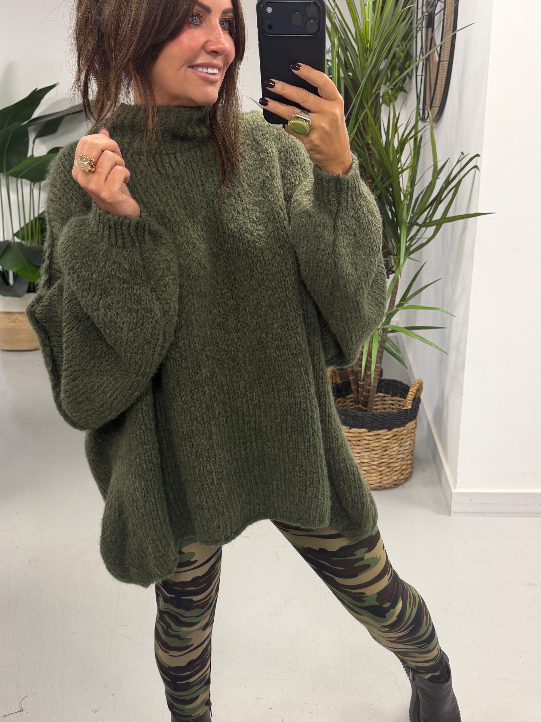 The Rustic Soft Knit - Khaki