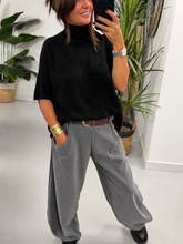 **Pre Order** The Cambridge Cord Barrel Trousers - Grey (Size 10-14)