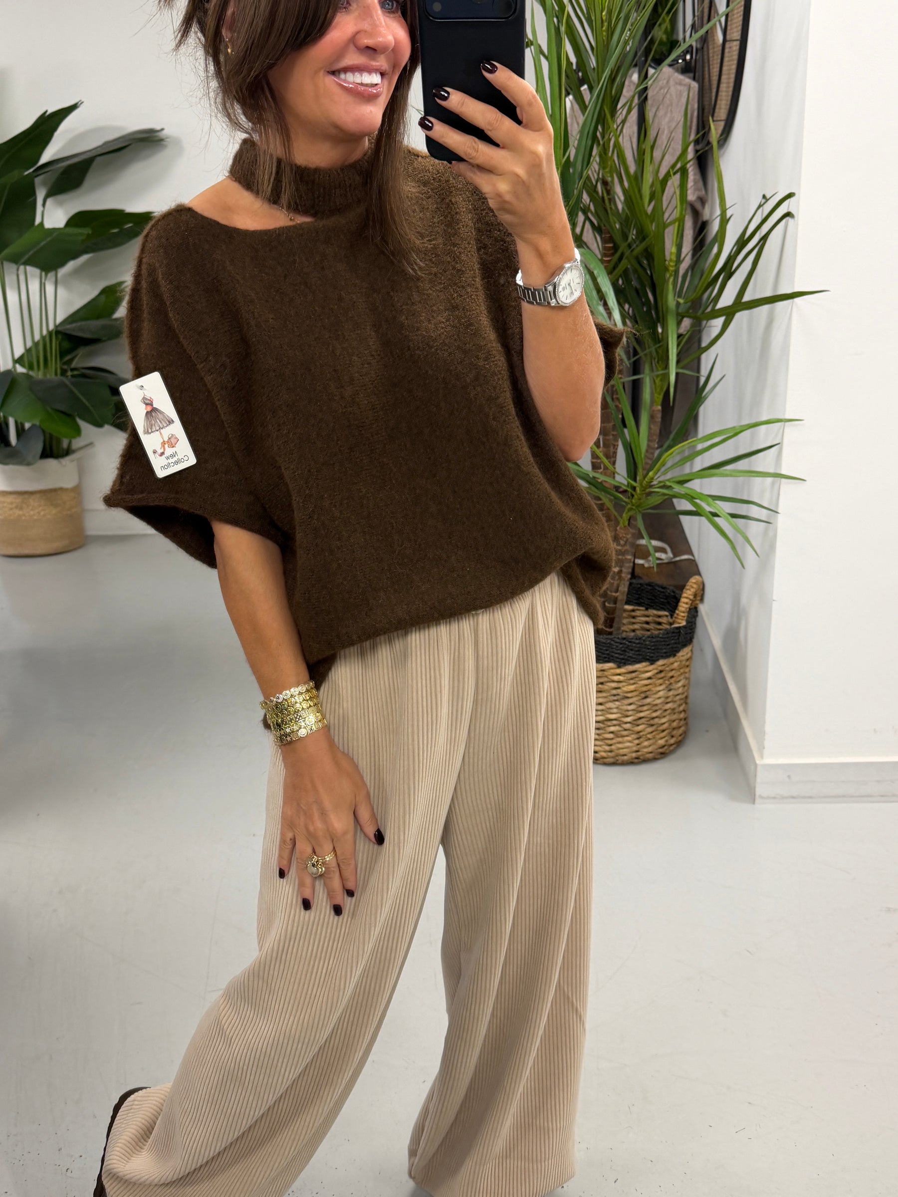 The Cambridge Cord Balloon Trousers - Stone (Size 12-16)