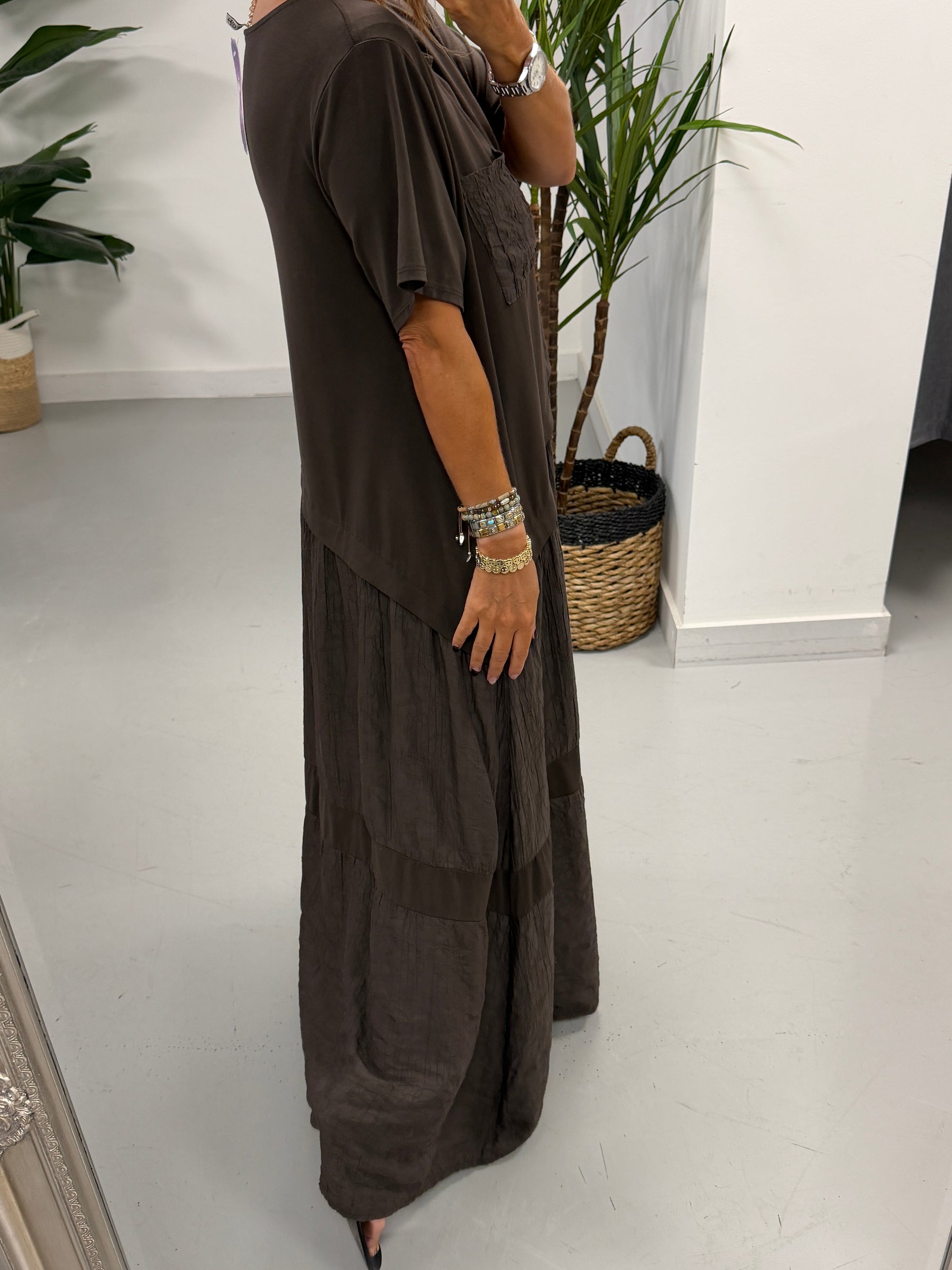 Harlow Vine Maxi - Chocolate