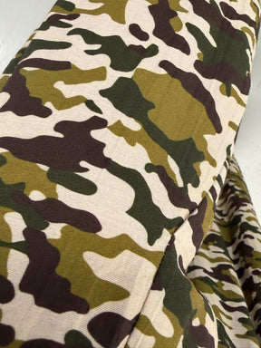 The Shirred TicToc Crinkle Balloon Trouser - Green Camo