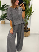 Gingham Military Two Piece - Black