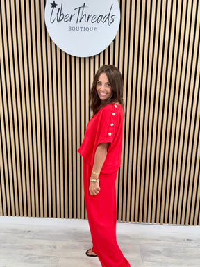 Military Two Piece - Red