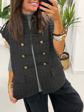 Military Lightweight Gilet - Black
