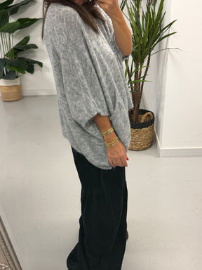 Zeta Otto Slouch Knit - Grey
