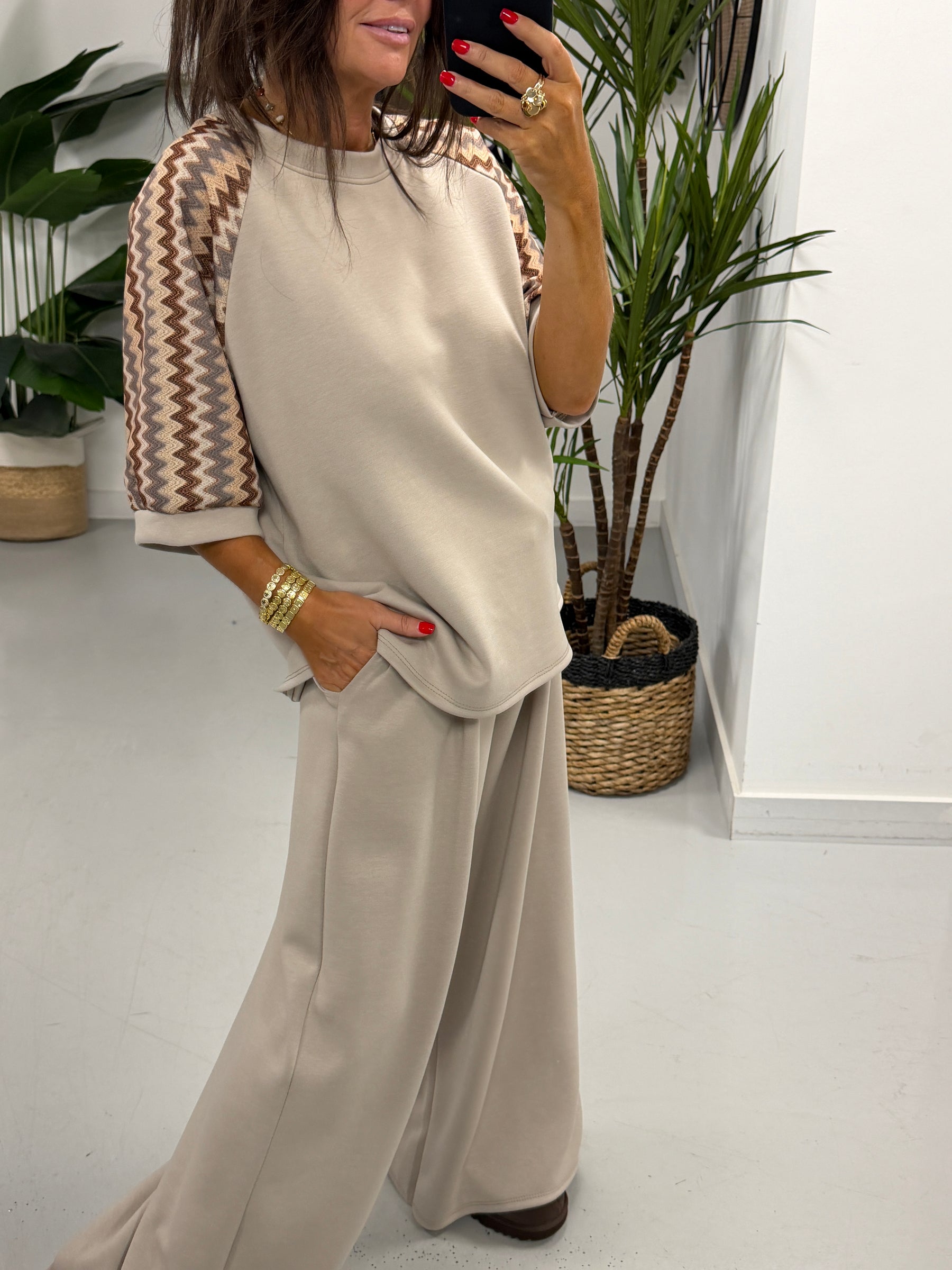The Ziggy Scuba Tracksuit - Cream