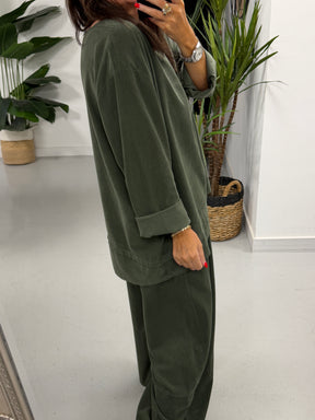 The Needlecord Tunic - Khaki