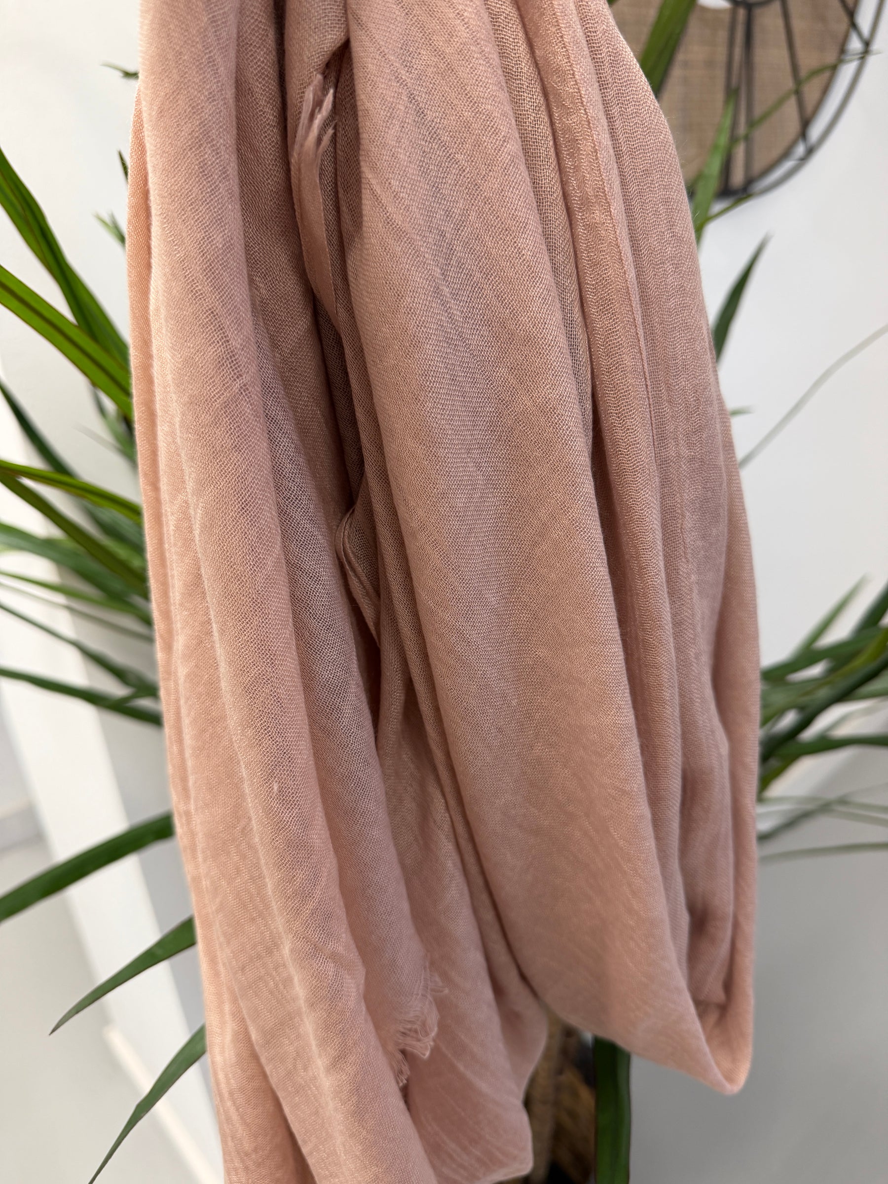 Summer Lightweight Scarf - Antique Rose