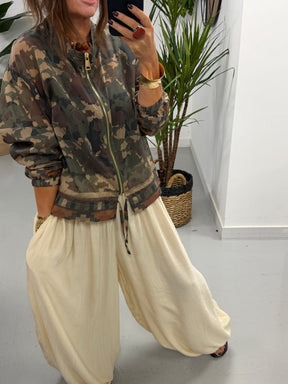 Lightweight Camo Jacket - Khaki