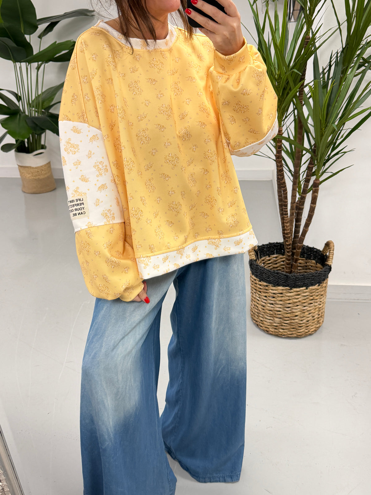 The Vintage Ditsy Life Isn’t Perfect - Lemon (Special Buy - No Blue Light)