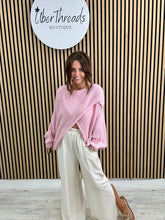 Thats A Wrap Cosy Knit - Baby Pink