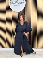 The Bondi Sands Split Dress - Black