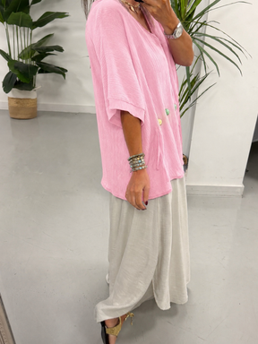 The Bondi Sands Stone Tunic - Baby Pink