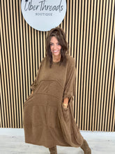 The Slouch Pocket Dress - Chocolate