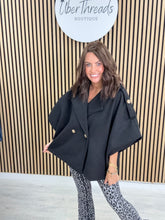 The Sleeveless Trench - black