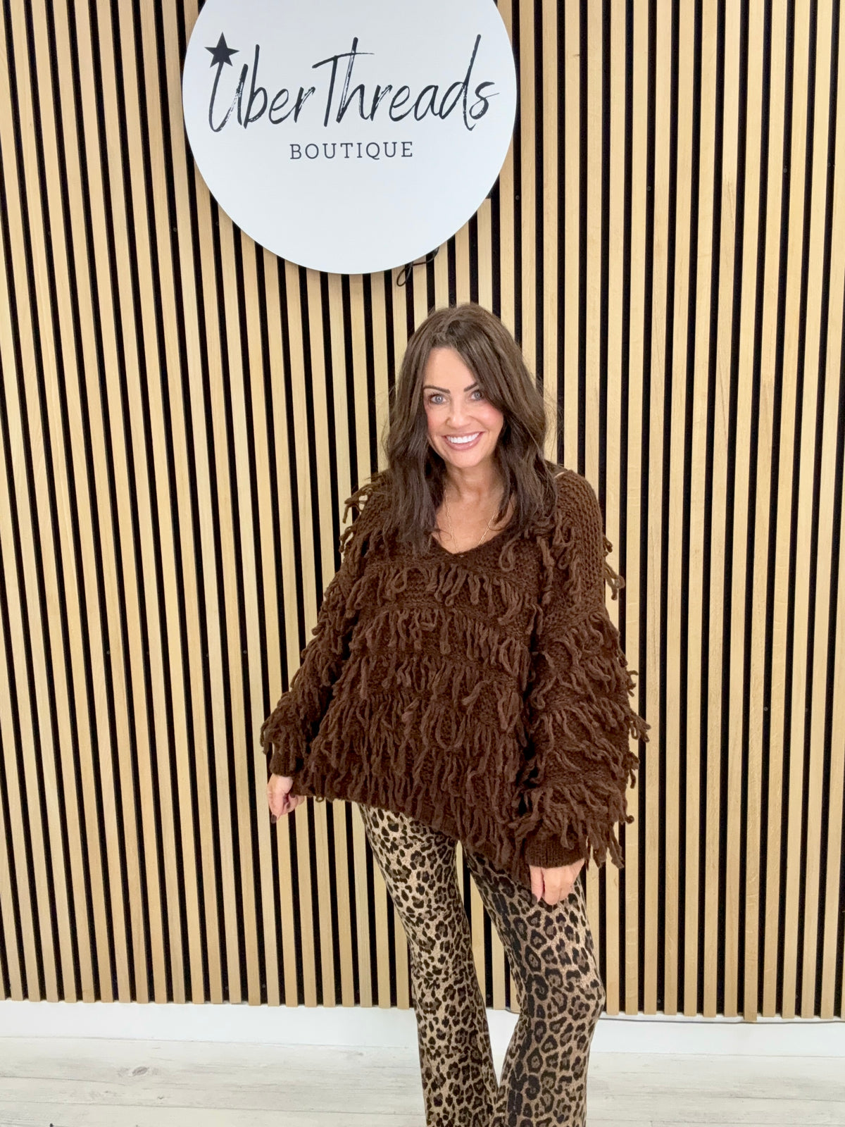 The Shaggy Jumper - Chocolate