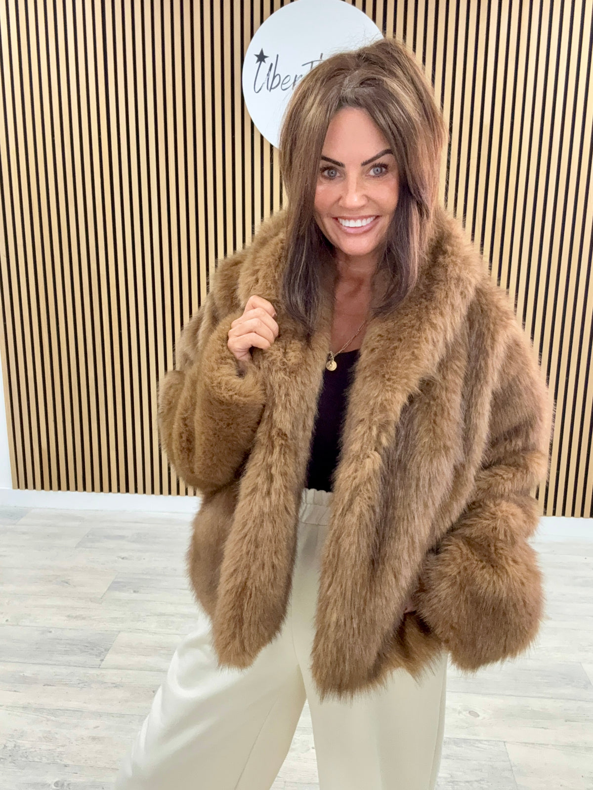 The Light Chocolate Faux Fur