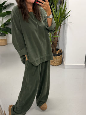 The Needlecord Tunic - Khaki