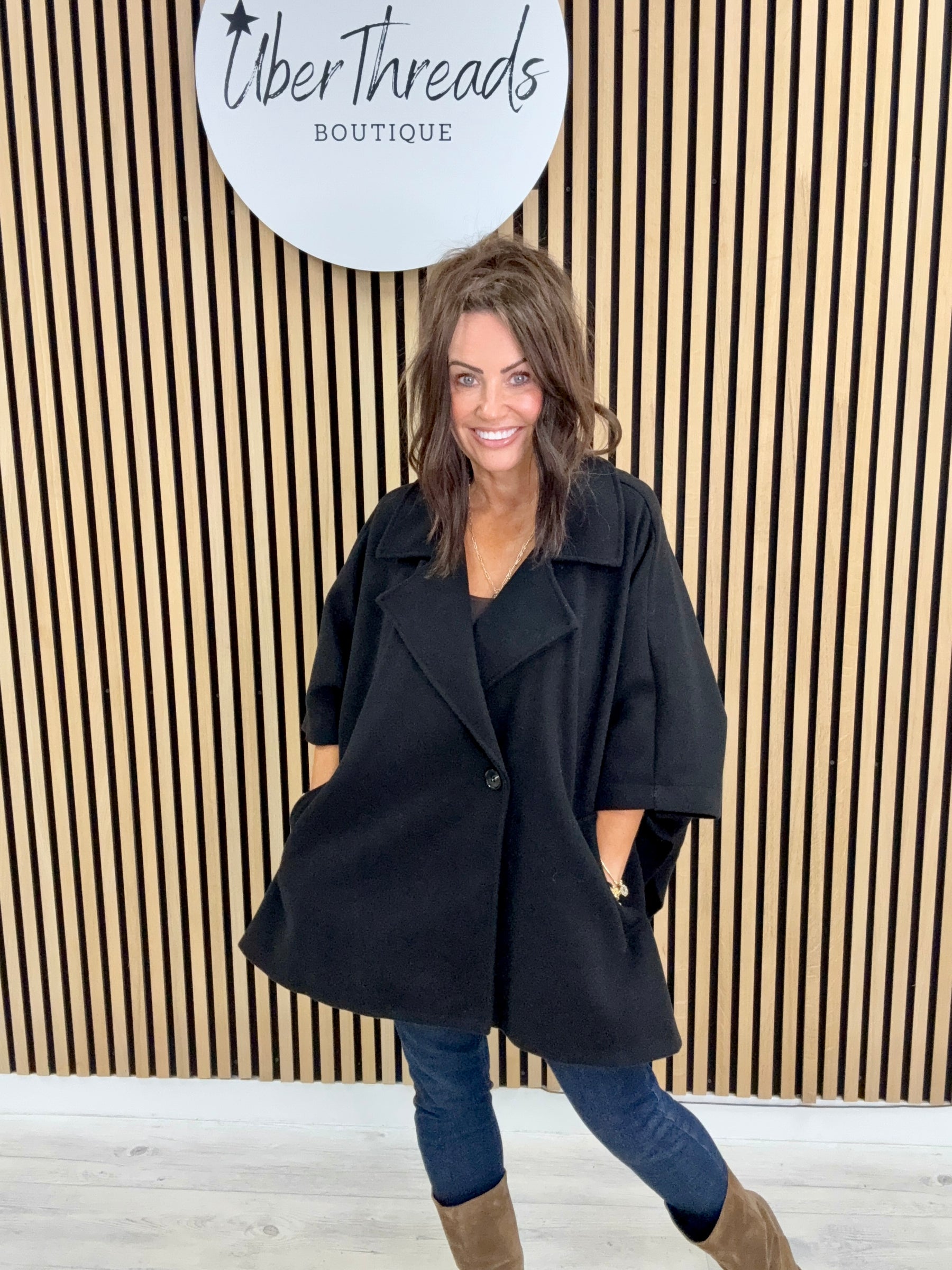 Autumn Cape - Black