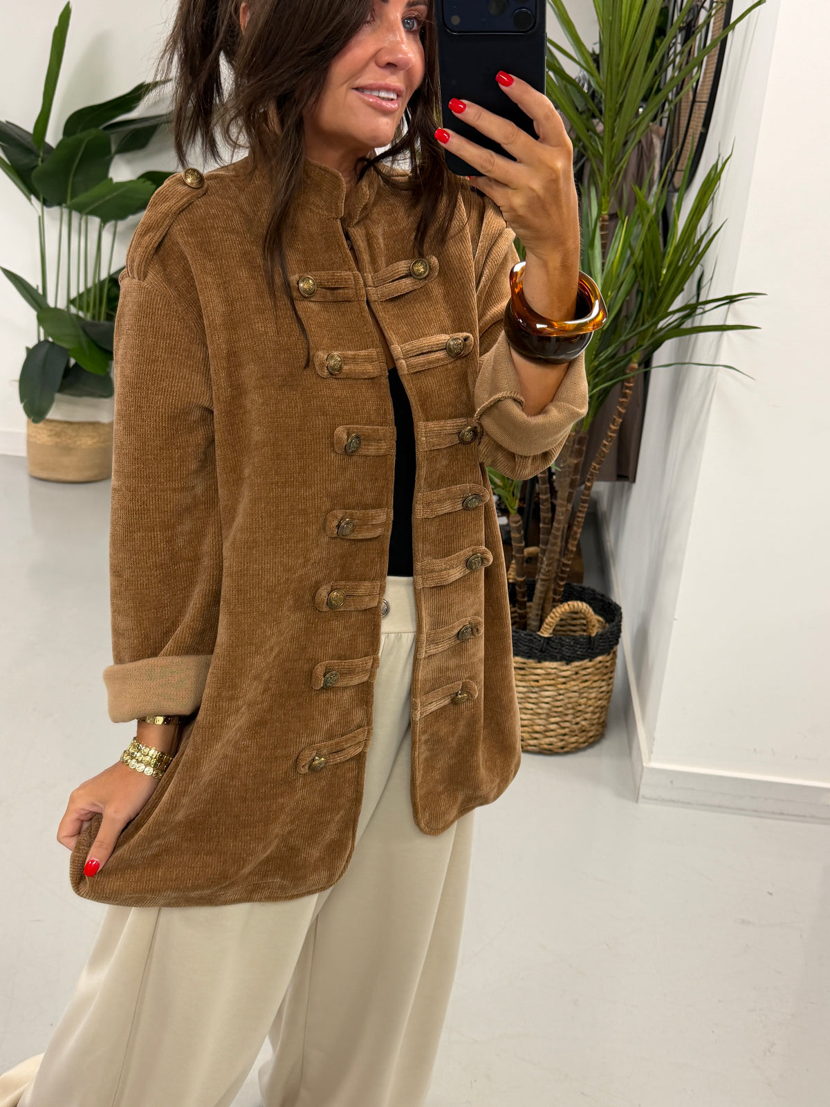The Big Softie Military Jacket - Camel