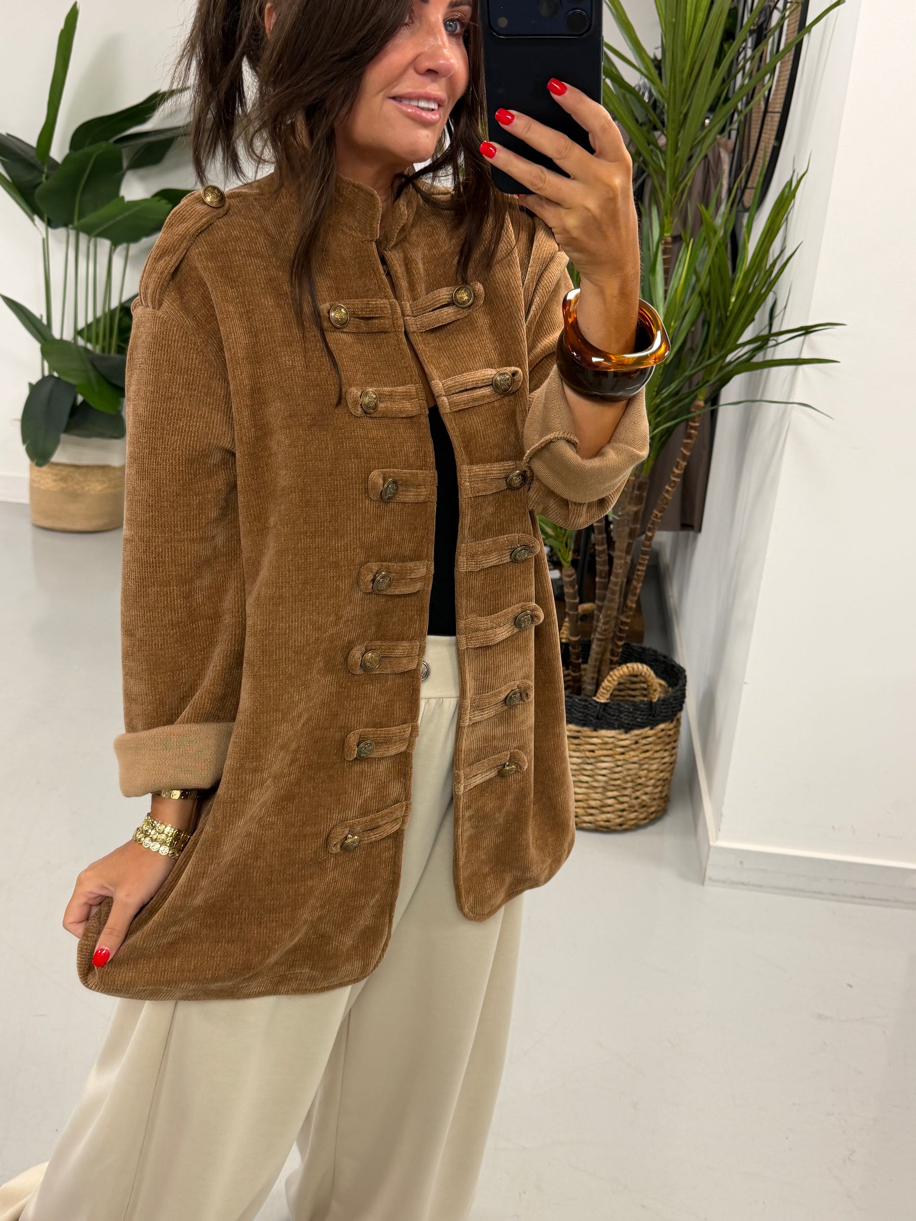 The Big Softie Military Jacket - Camel