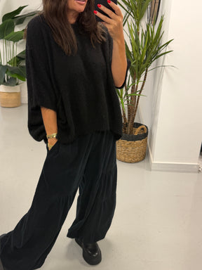 Zeta Otto Slouch Knit - Black