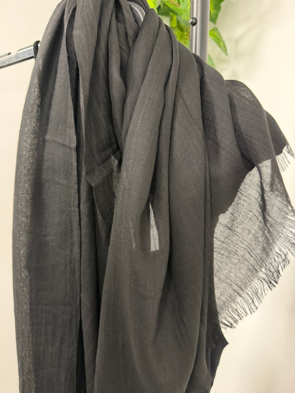 Summer Lightweight Scarf - Black