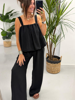 Bubble Two Piece  - Black