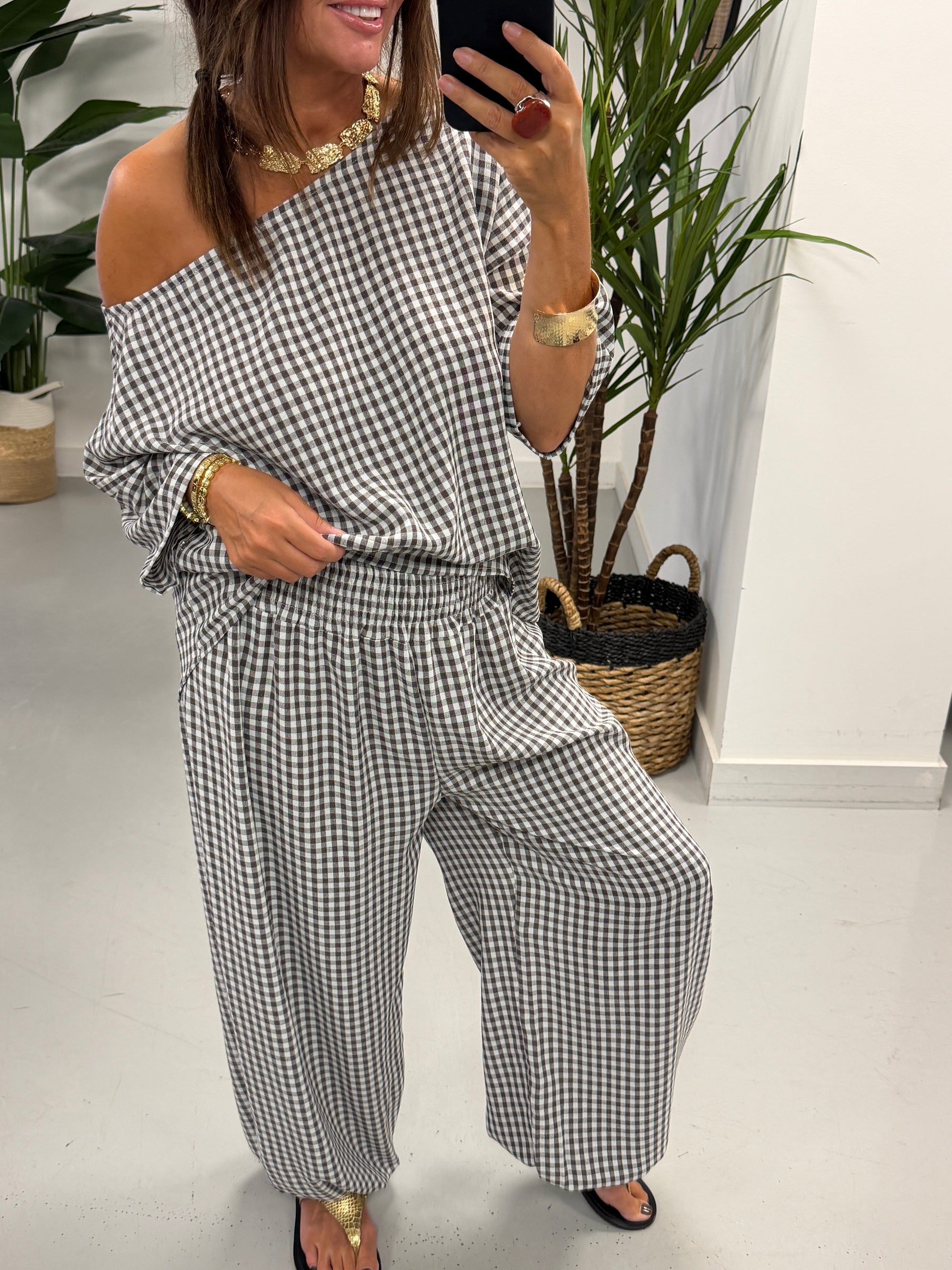Vichy Two Piece - Chocolate