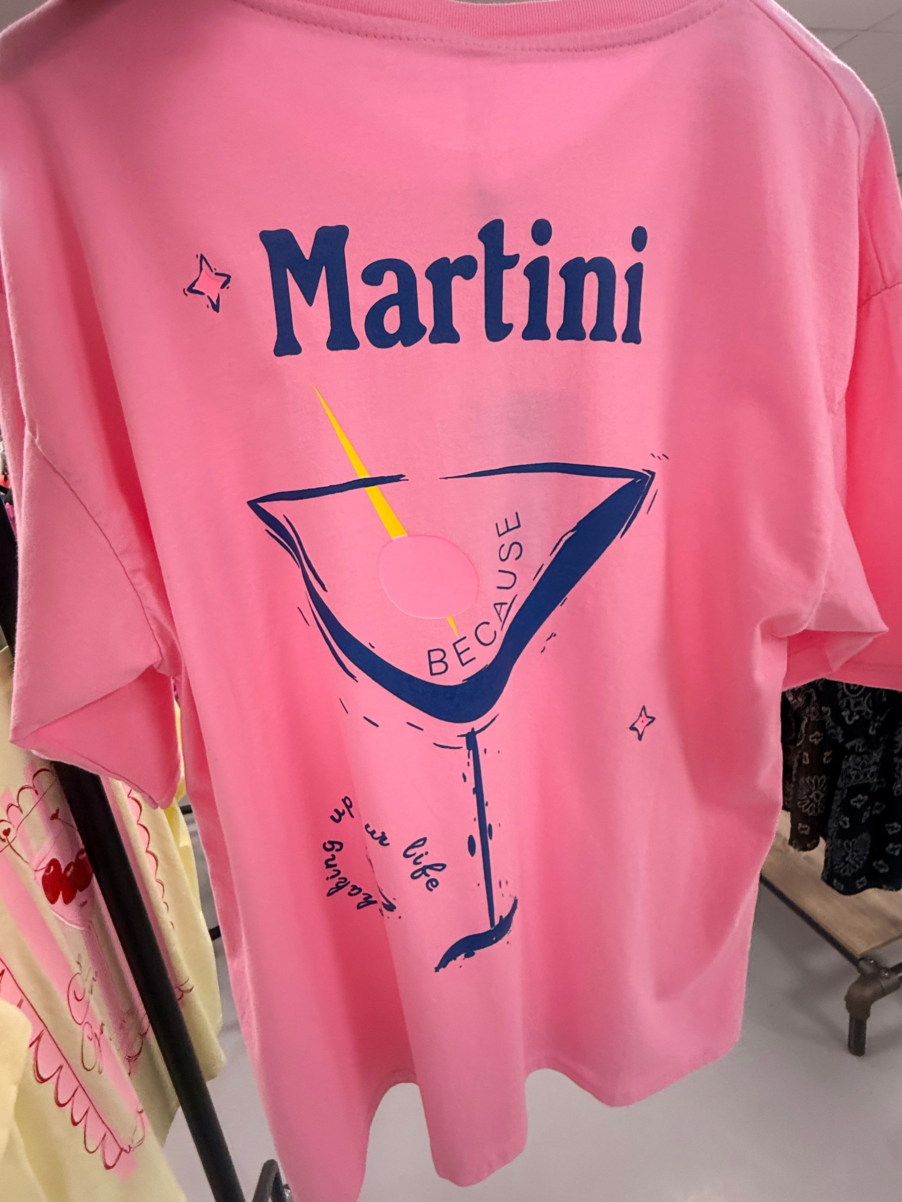 Martini Slogan Tee