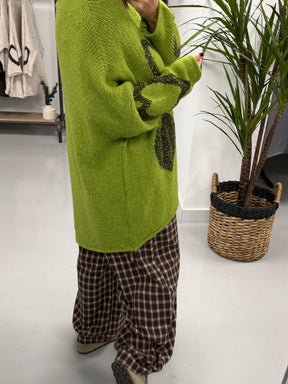 Heart Warmer Soft Knit - Lime