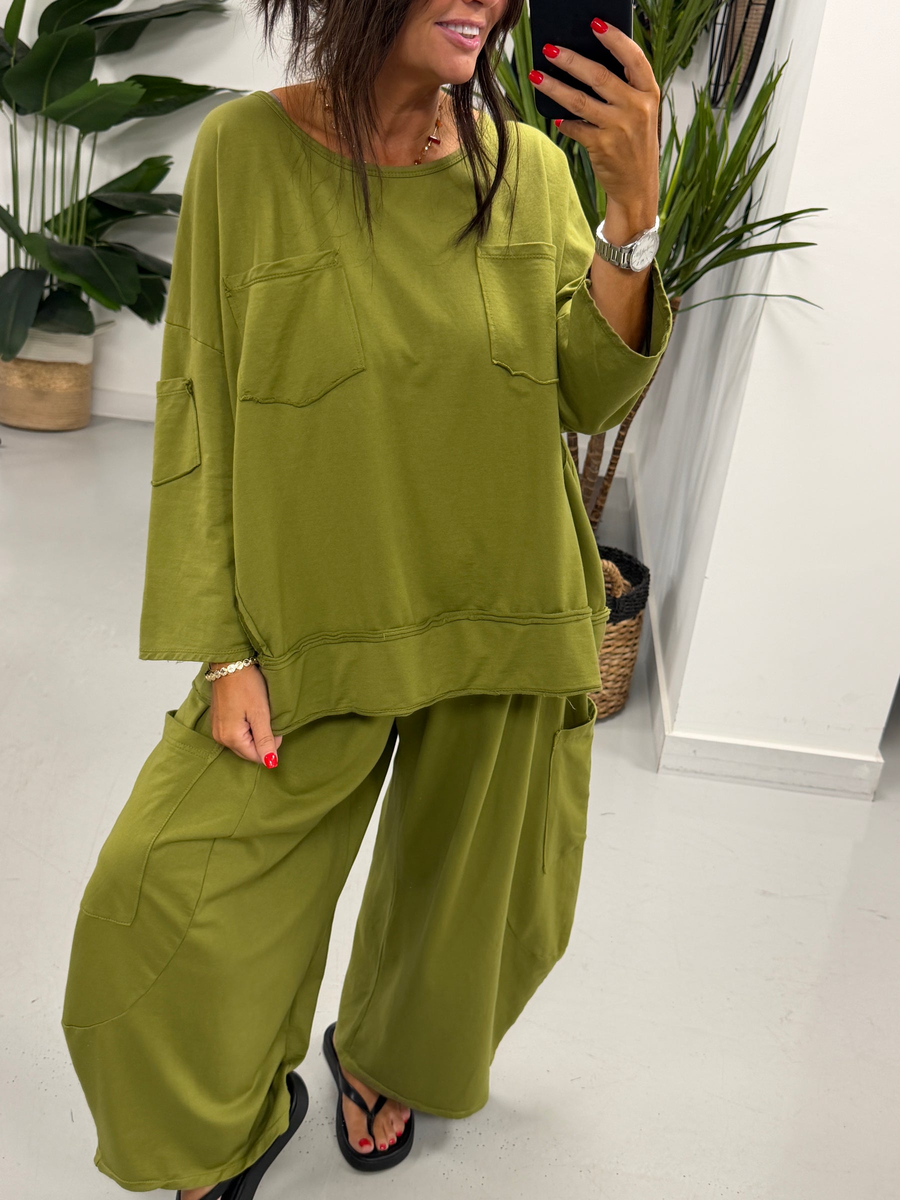 The Freestyle UTB Utility Barrel Joggers - Olive Green