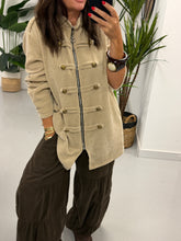 The Big Softie Zip Military Jacket - Cream
