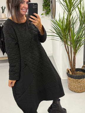 The Cosmo Cocoon Pocket Dress